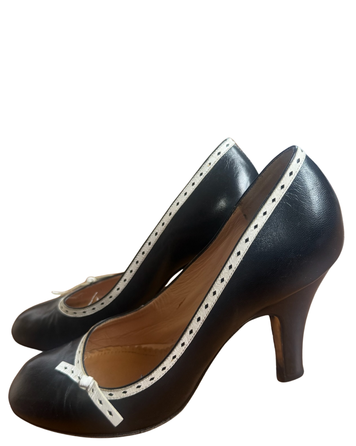 Marc Jacobs Black Bow Detail Heels