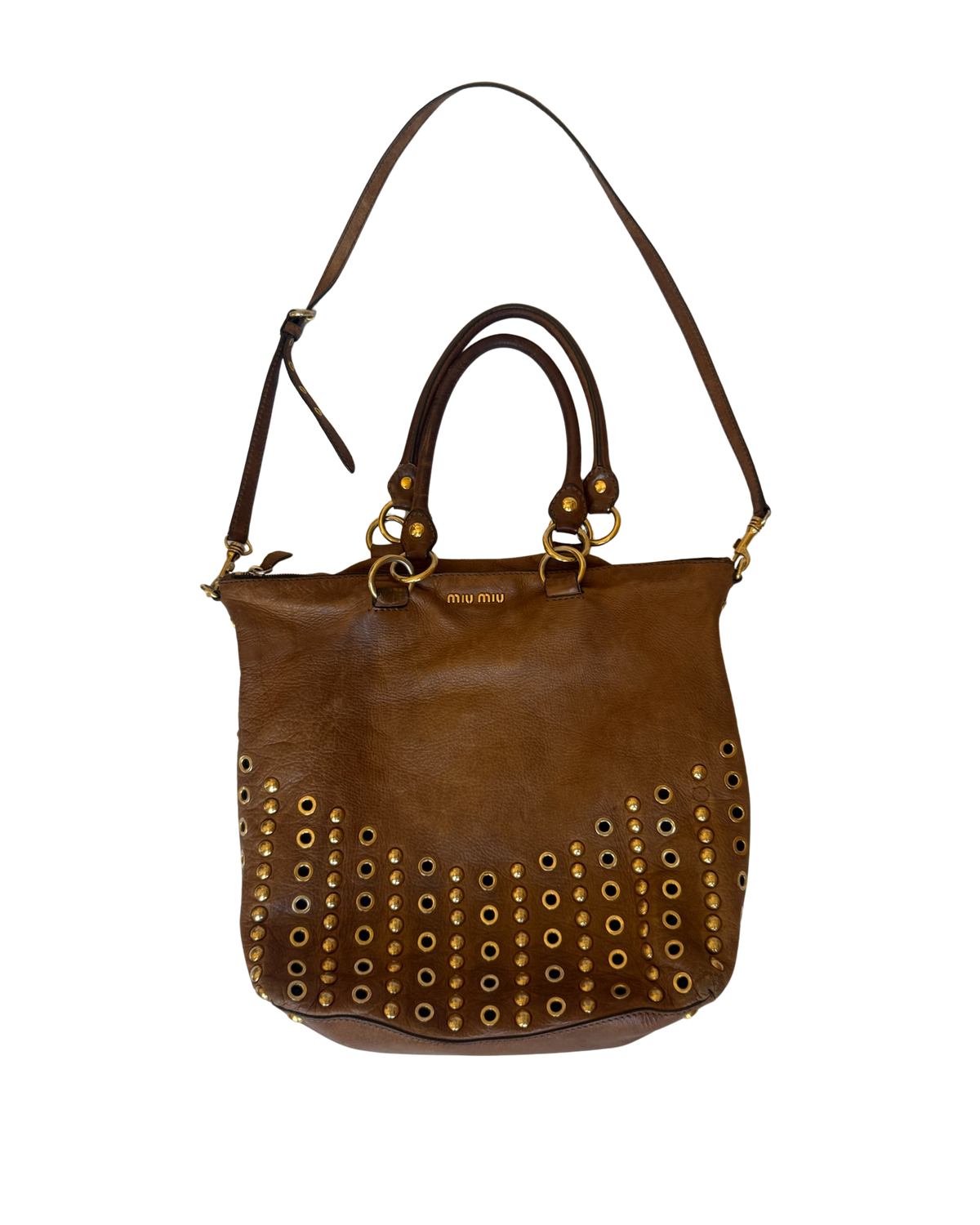 Miu Miu Studded Tote